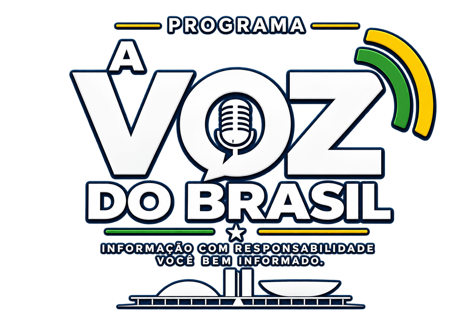 Arte do programa A Voz do Brasil
