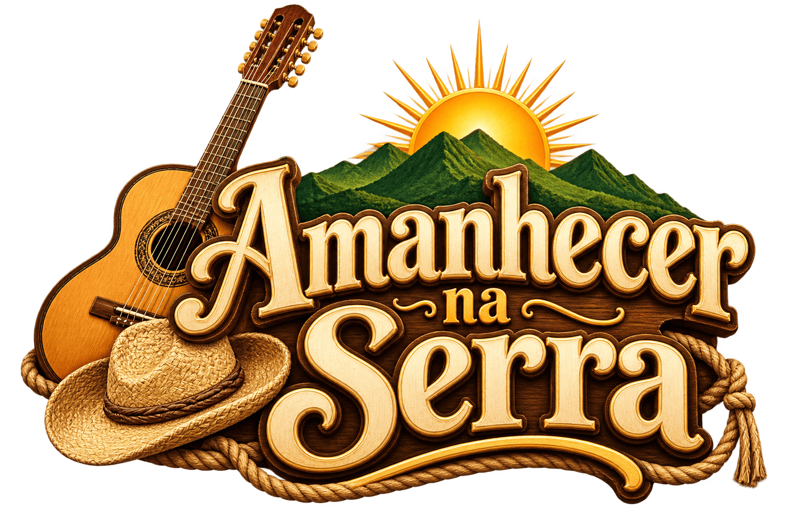 Arte do programa Amanhecer na Serra